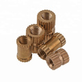 M8 M12 M22 Nickel Plated Brass Knurled Round Nut